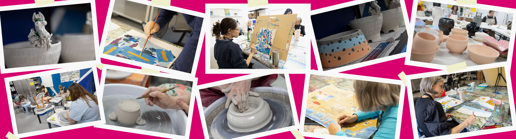 Ceramics and Art Studio class JCC Houston